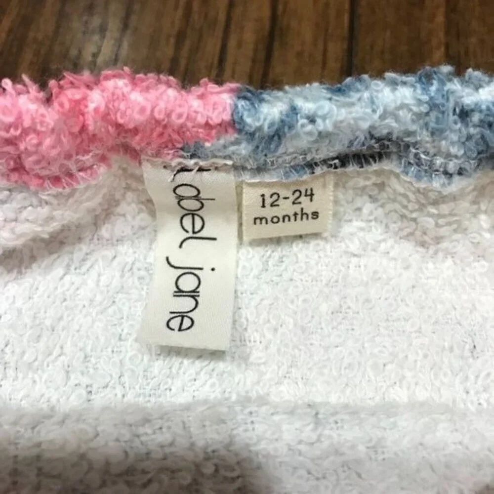 Label‎ Jane Baby Diaper Cover 12M Pink Pull On Floral Boho Hippie Preppy Girly